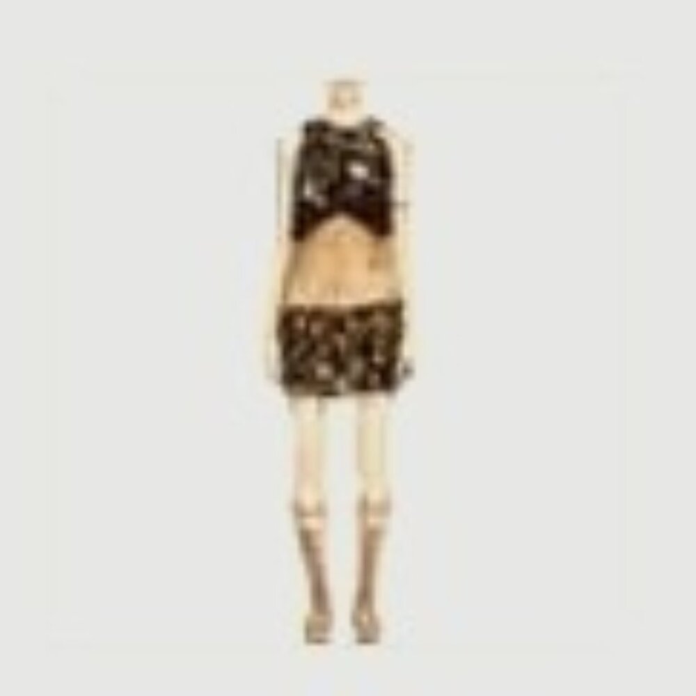 NWT Free People Women XS (36" Bust) Flounce Dress, Open Back, Drop Waist - Picture 6 of 6